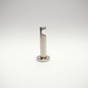 16mm EUROPA szimpla tartó, nemesfém, 1db/cs