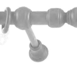 Fa rúdkarnis, szürke 120 - 300 cm