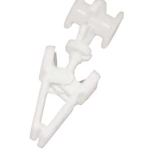 U-sín görgő csipesszel, 10 db/cs